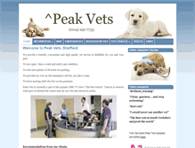 Tablet Screenshot of peakvets.co.uk